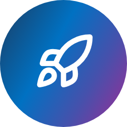 Rocket icon for idea to execution